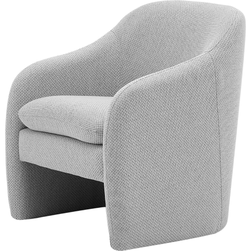 Zella Accent Arm Chair in Gray Fabric
